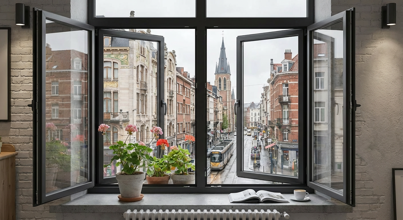 Fenêtres battantes modernes